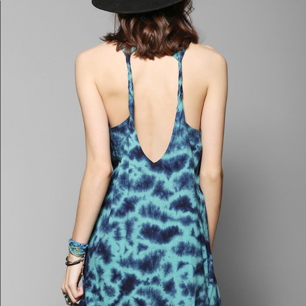 Ecote tie dye open back dress